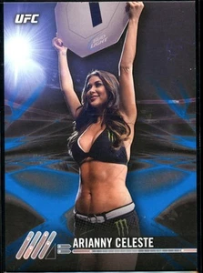 2017 Topps UFC Knockout #19 Blue Parallel 26/99 Arianny Celeste - Picture 1 of 2