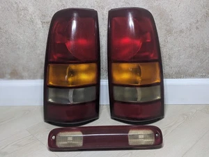 3 Piece Rear Tail/Brake Lights Chevrolet Silverado 1500 2500 GMC Sierra OE 99-03 - Bild 1 von 11