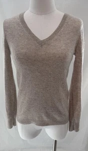Nordstrom Kaschmir Pullover Damen XS beige leise Luxus minimalistisch Old Money Chic - Bild 1 von 8