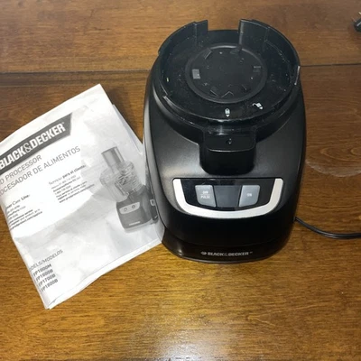 BLACK+DECKER FP1600B: 8-Cup Food Processor Motor Base Tested/Working w/Manual - Image 1 of 3