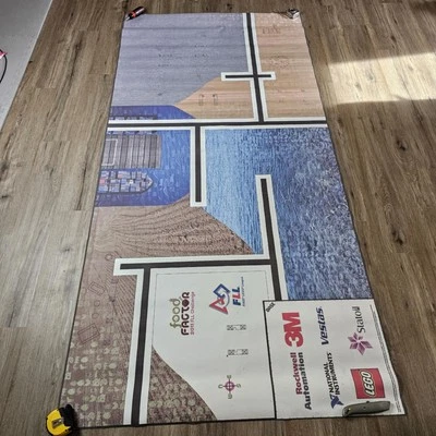 2011 FLL (First LEGO League) Food Factor Mats - 1 used, rolled mat Only #9697 - Image 1 of 4