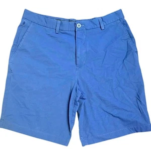 Vineyard Vines Mens On The Go Shorts Blue Size 33 Flat Front Casual Golf - Picture 1 of 6