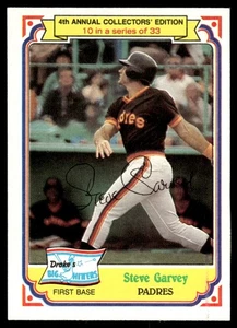 1984 Topps Drake's Big Hitters Steve Garvey San Diego Padres #10 - Picture 1 of 2