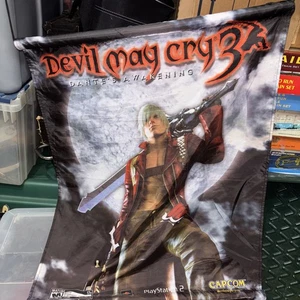 2004 Capcom Devil May Cry 3 Dante's Awakenin Promo Vintage Wall Scroll PS2 - Bild 1 von 1