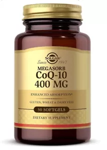 Megasorb CoQ-10, 400 mg, 30 Softgels EXP 2027 - Picture 1 of 2
