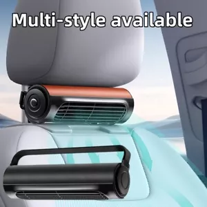 2024 Car mounted Seat Back Cooling Fan Portable 3 Speed Headrest Silent Cooler - Picture 1 of 20