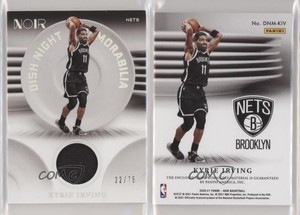 2020-21 Panini Noir Dish Night Memorabilia /75 Kyrie Irving #DNM-KIV