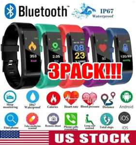 Fitness Smart Watch Activity Tracker Heart Rate For Women Men Oxygen BP Monitor - Picture 1 of 26