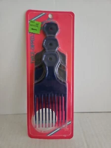 "Peine elevador de pelo de inmersión de color grande vintage de los años 80 púrpura 7"" hecho en Estados Unidos" - Imagen 1 de 1