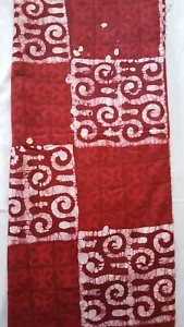 African Fabric (Bal 39) Cotton /Yard For Head Wrap, Face mask  and all Sewing  - Picture 1 of 3