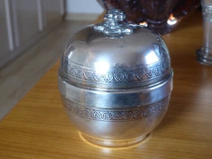 Dose mit Deckel - Silber 900 - - Bild 1 von 7