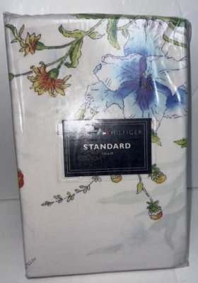 Fundas de almohada tamaño estándar TOMMY HILFIGER STEPHANIE florales con volantes nuevas en paquete ~4 disponibles Foto 1 de 4