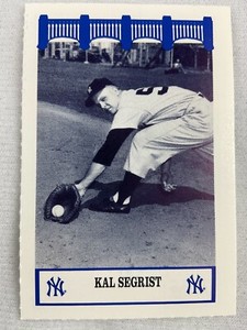 MLB 1992 WIZ Yankees of the ’50’s Baseball Card-Kal Segrist