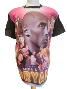 T-shirt Kobe Bryant grande (46) Kobi & Gianna 100% poliestere ricordo di Kobi fresca - Foto 1 di 4