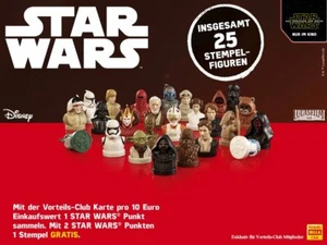 BILLA Star Wars Mini Busts / Stampers (2015) - 4cm / 1.6" - Complete set of 25 - Picture 1 of 4