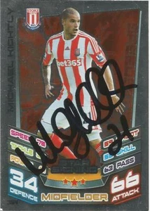MICHAEL KIGHTLY SIGNED STOKE 2012/2013 MATCH ATTAX TRADING CARD+COA - Picture 1 of 1
