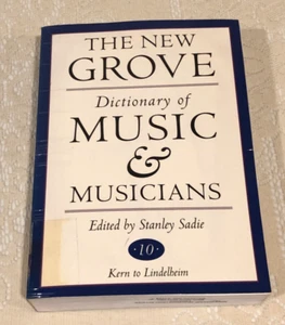 THE NEW GROVE DICTIONARY OF MUSIC AND MUSICIANS - VOL. 10-STANLEY SADIE, PB 1995 - Picture 1 of 12