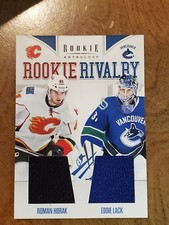 2011-12 Panini Rookie Anthology Dual Jerseys #15 Roman Horak/Eddie Lack