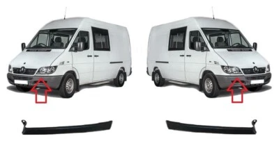 NEW FOR MERCEDES SPRINTER W901-905 2000-2006 FRONT HEADLAMP MOULDING TRIM PAIR - Image 1 of 4
