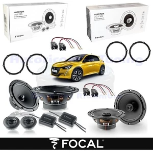 Focal Auditor ASE165 + ACX165 Speakers Front + Rear For Peugeot 208 II - Picture 1 of 13