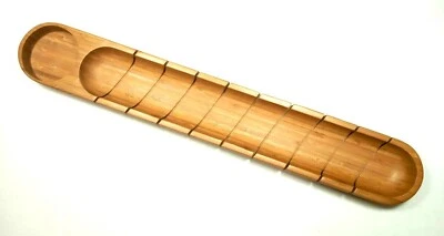 Tabla de pan francesa de madera de bambú con núcleo corte de pan de 25,5" utensilios de cocina Foto 1 de 4