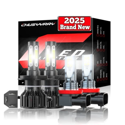 Lâmpadas LED + combo de farol de neblina branco 10000LM para Nissan Cube 2009-2014 4-SIdes - Imagem 1 de 4