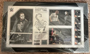 WWE Official Signed Plaque Survivor Series 2014 Sting Has Landed Debut 67 / 500 - Picture 1 of 4