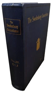 The Swedenborg Concordance - Volume III - 1893 Edition - 1957 Hardcover Reprint - Foto 1 di 7