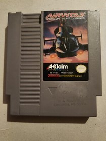NES - Airwolf - (SNES 1985) - Cleaned and tested WORKS, Cartridge and Dust Cover