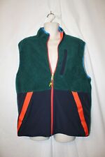 mens tommy hilfiger partial sherpa outer vest XL nwt $149 green 