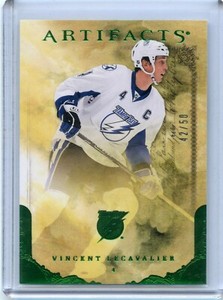  2010-11 Artifacts Emerald #13 Vincent Lecavalier 42/50