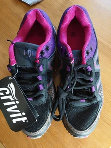 Crivit Damen Walkingschuhe, schwarz pink, Größe 37, Neu und ungetragen - Bild 1 von 4