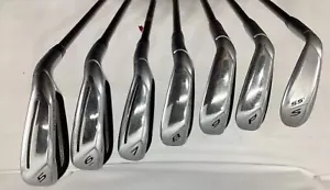 Ladies TaylorMade RocketBladez Iron Set 5I-9IPw.Sw 7 peaces Shaft TM7-313 Flex L - Picture 1 of 11