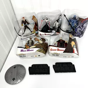 5 figuras de acción de Star Wars Clone Wars Skywalker Ventress Durge Windu Dooku - Imagen 1 de 24