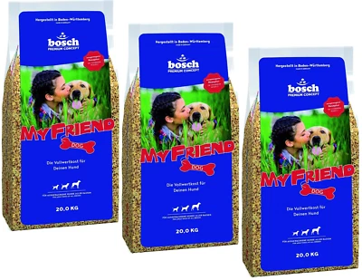 Hundefutter BOSCH My Friend Adult Trockenfutter Hunde 3x20kg - Bild 1 von 4