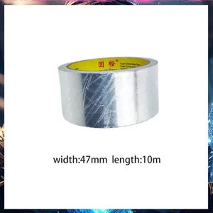 ๐ฅ High Temperature Resistant Aluminum Foil Repair Tape โ 10M Adhesive Roll - Picture 1 of 4