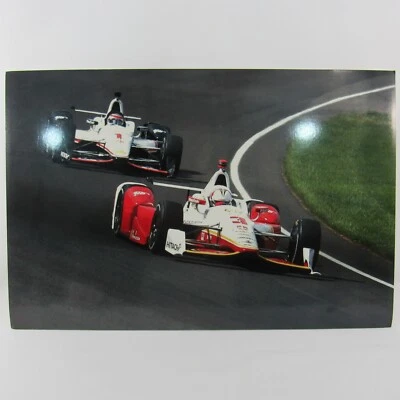 2015 Indy #3 Hélio Castroneves #1 Will Power Posterior Print 16" x22" Foam Board - Image 1 of 4