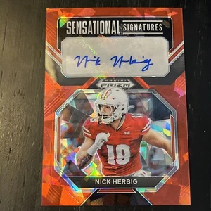2023 Panini Prizm Draft Picks - Sensational Signatures Red Ice Prizm Auto - Picture 1 of 10