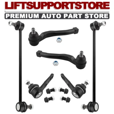 6 PIEZAS Extremos de varilla de amarre frontal Junta de rótula inferior Barra estabilizadora Eslabón para G3 Aveo Wave Swift Foto 1 de 4