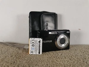 Fujifilm Digital Camera FinePix J37 12.2MP Black Tested W/Battery And Case - Picture 1 of 7