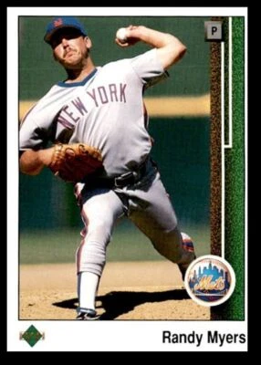1989 Upper Deck Randy Myers New York Mets #634 - Image 1 of 2