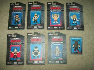 7 MICRO BRAWLERS CARDS Pro Wrestling VADER Pillman WWE AEW WcW NXT NJPW TNA NWO - Picture 1 of 1