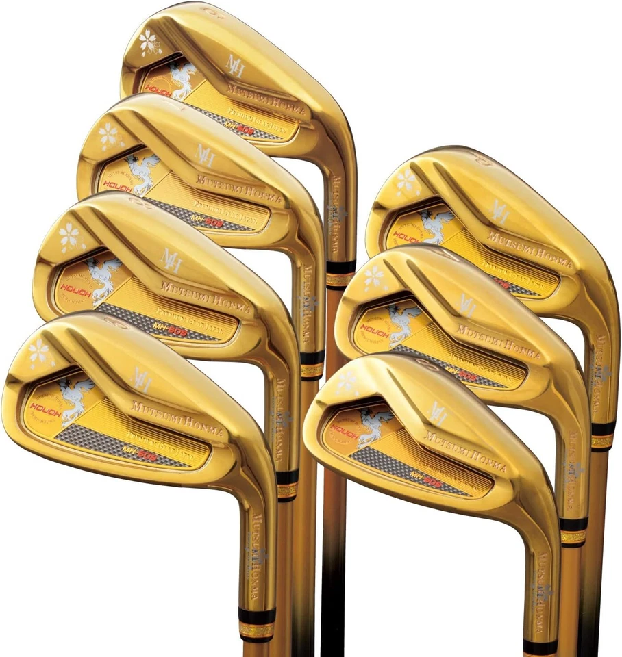 Mutsumi Honma MH608 Houou Gold 7 Irons Set  SR - Image 1 of 4