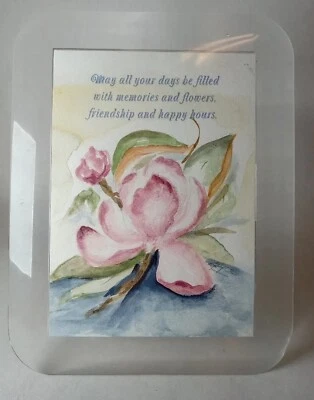  Musical Plaque w Watercolor Art : Tune -"FAVORITE THINGS" (MB7-323)  - Image 1 of 4