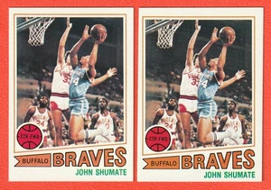 John Shumate - (2) 1977-78 Topps #104 *Buffalo Braves* SHARP! - Bild 1 von 2