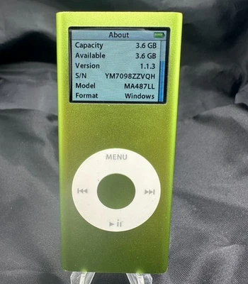Apple iPod nano 2-го поколения зеленый 4gb MA487LL - Изображение 1 из 4