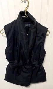 Chaleco James Perse Y/OSEMITE negro con cuello acolchado atado plumón de ganso para mujer talla 0 XS - Imagen 1 de 3
