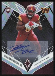 2022 Panini Phoenix Rookie Auto Black #127 Brian Robinson Jr /5 Commanders - Picture 1 of 2
