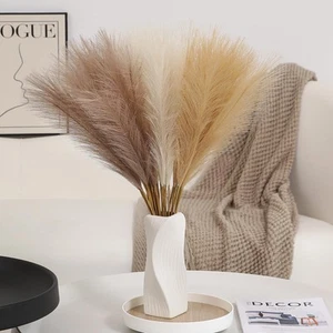 30pcs Pampas Grass Decor, 24" Boho Artificial Floral for Table Centerpieces - Picture 1 of 5