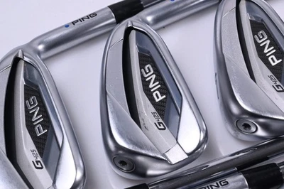 Ping G425 Irons / 5-PW+SW / Blue Dot / Stiff Flex Ping AWT 2.0 Shafts - Image 1 of 4